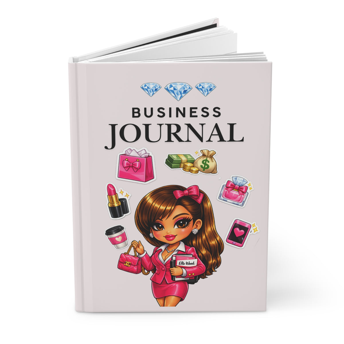 Business Journal Hardcover — Boss Babe Entrepreneur Planner for Women