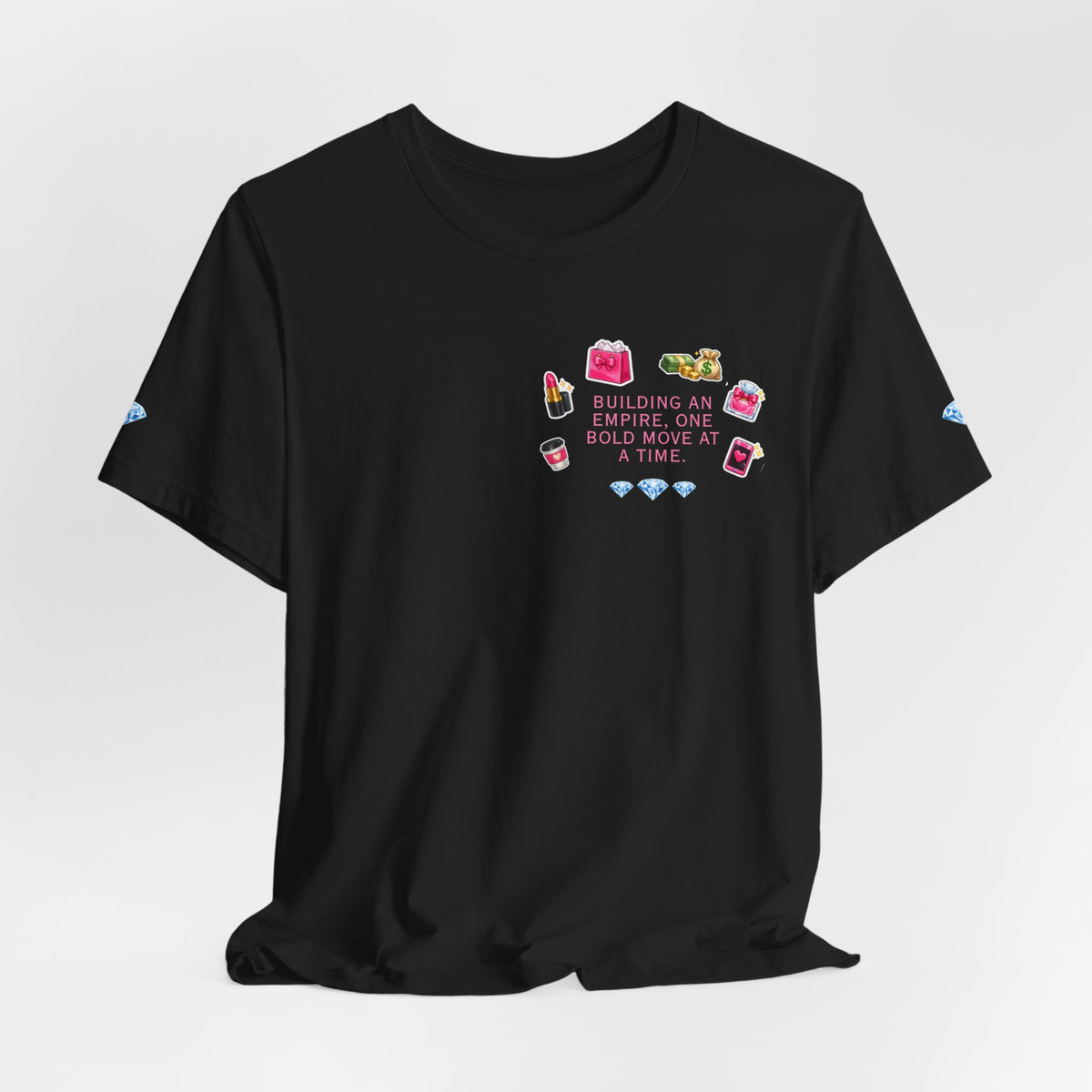 Manifesting Millions Tee — Diamond Graphic Motivational T-Shirt