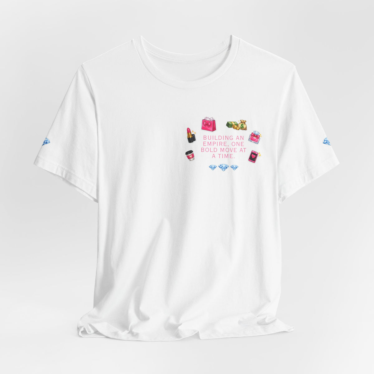Manifesting Millions Tee — Diamond Graphic Motivational T-Shirt